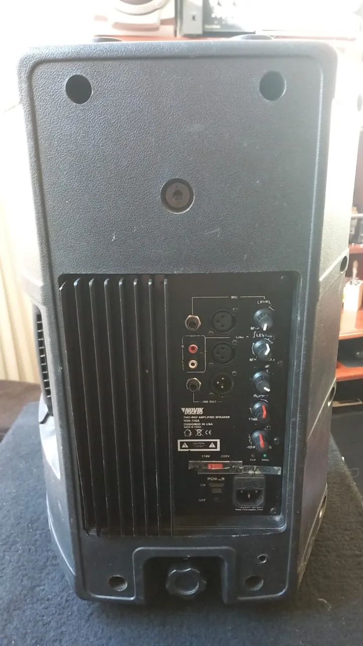 Caixa de som  Ativa 10 Polegadas 150w Rms Novik Neo Evo 150a Preta , Vendo ou troco - Foto 5