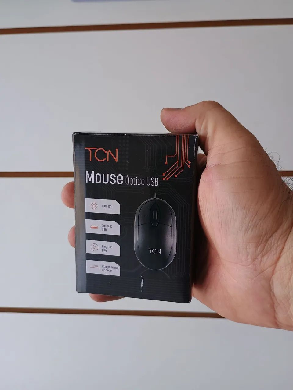 Mouse Óptico USB tcn 1200dpi