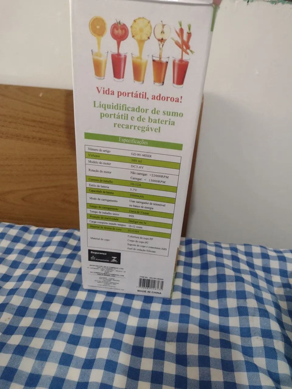 Liquidificador Portátil de Sumo Recarregável - Foto 2