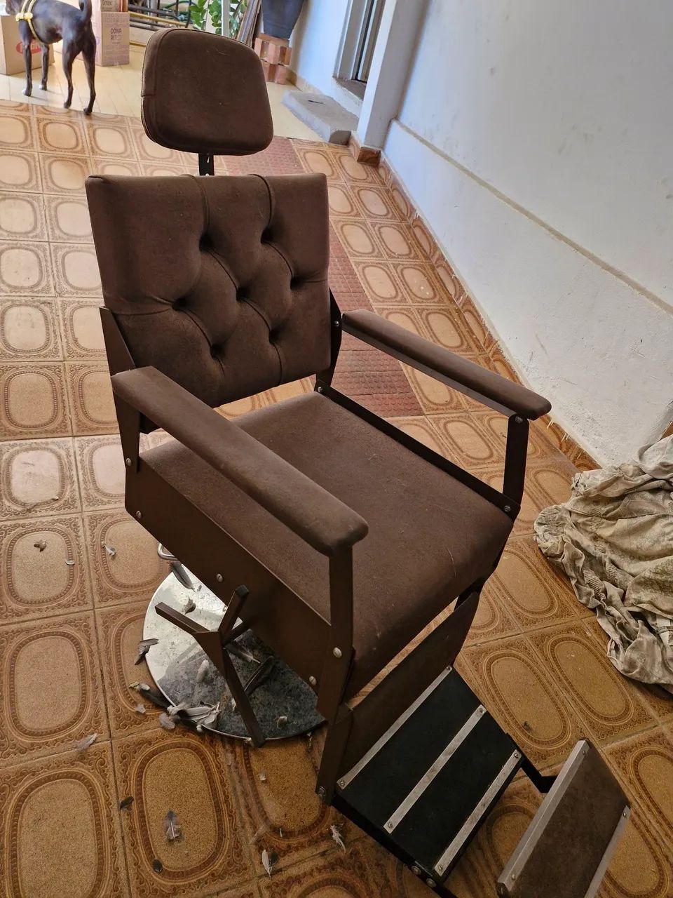 Vendo cadeira de barbeiro 