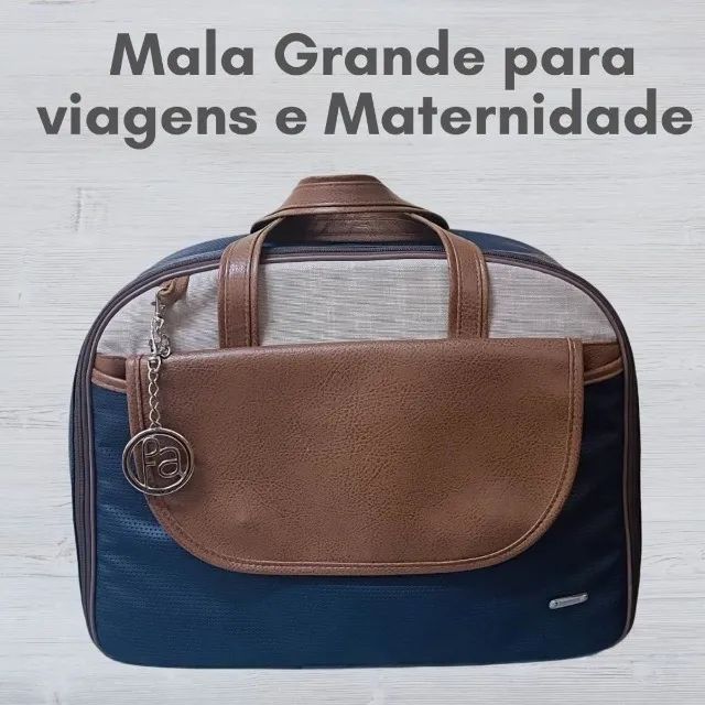 mala grande e sofisticada ideal para viagens (perfeito estado)