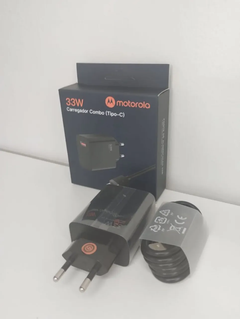 Carregador Motorola 33W Turbo Power