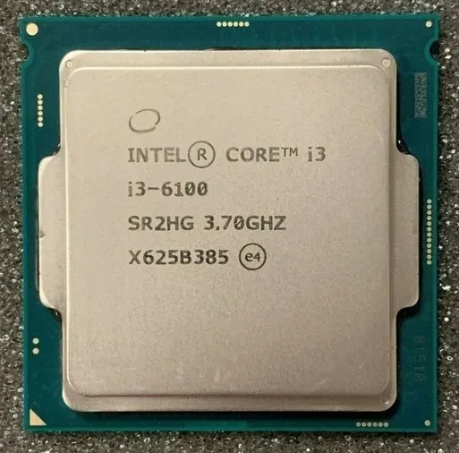 Processador Intel i3 6100 3.70Ghz 1151 6º Geração
