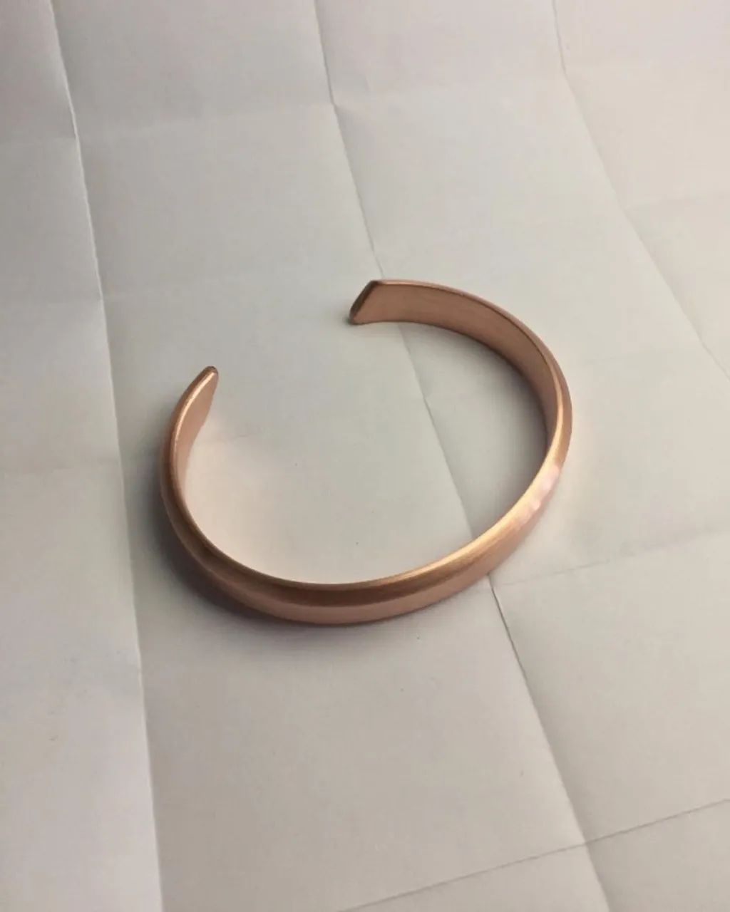Pulseira Chanfrada - cobre puro maciço  - Foto 4