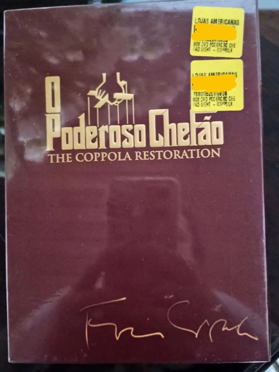 Trilogia O Poderoso Chefao - The Coppola Restoration - DVD (lacrado)