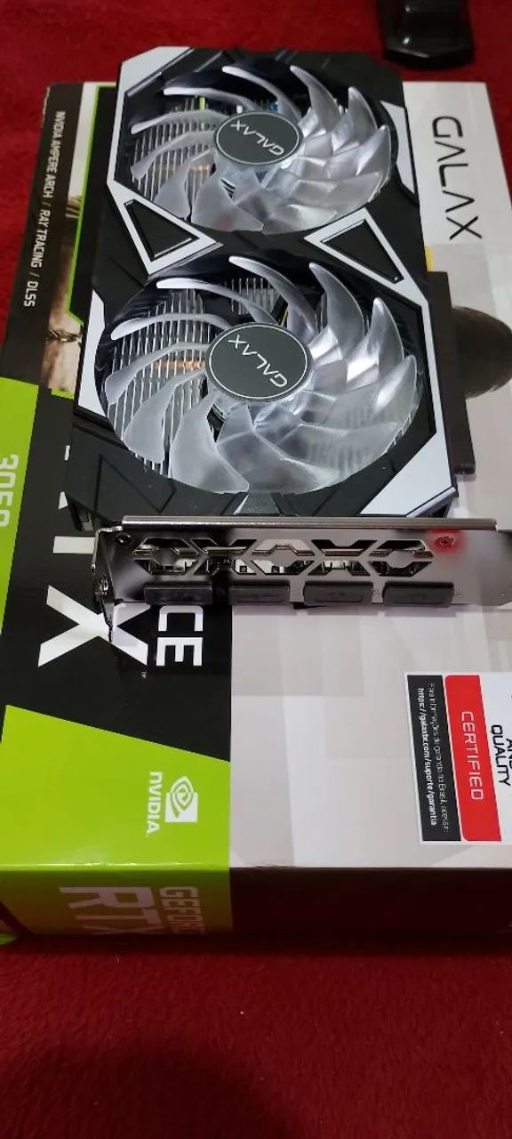 Placa de video rtx3050 8gb RGB nova - Foto 4