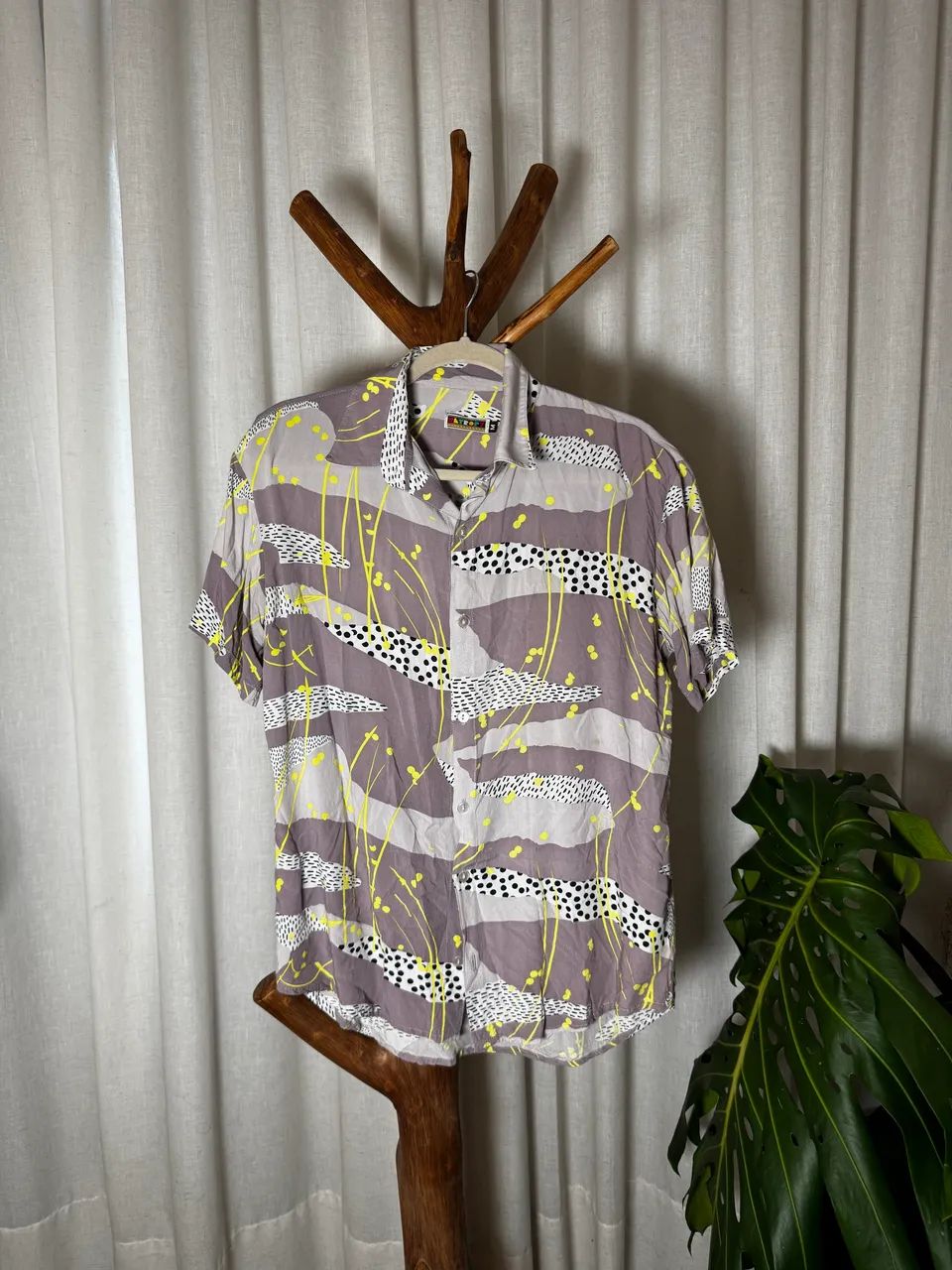 Camisa de botão