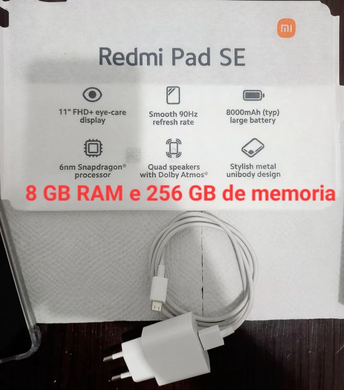 Tablet Mi Pad SE 11". Aceito troca em Patinete Elétrico. - Foto 3