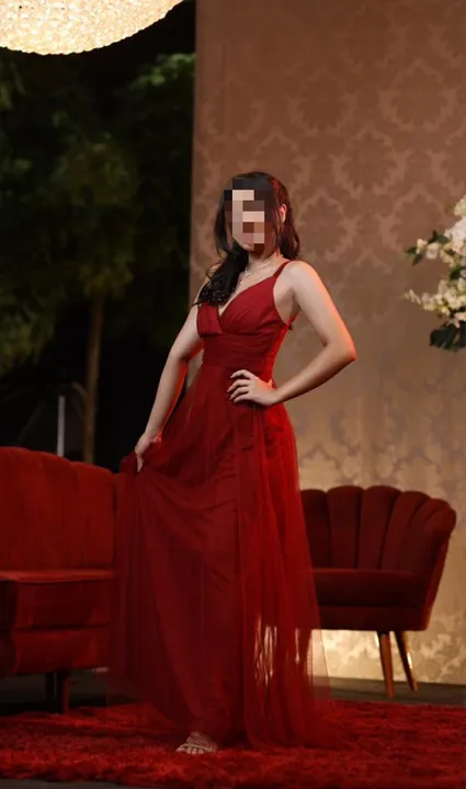 Vestido Vermelho Marsala - Em perfeito estado!