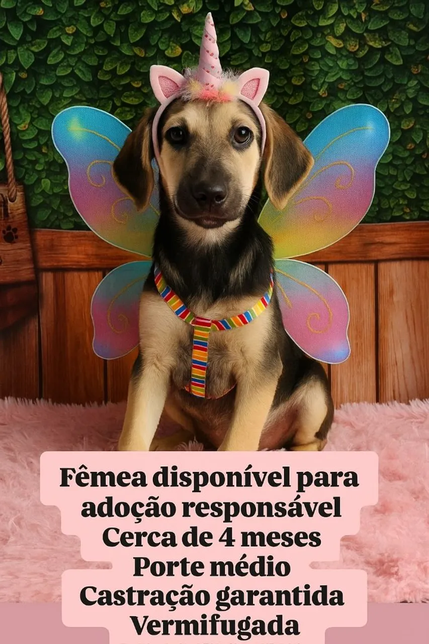 Filhote fêmea para adoção responsável