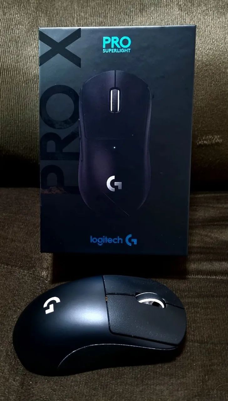 Mouse Logitech G Pro X Superlight com Feet Tiger Ice - Foto 4