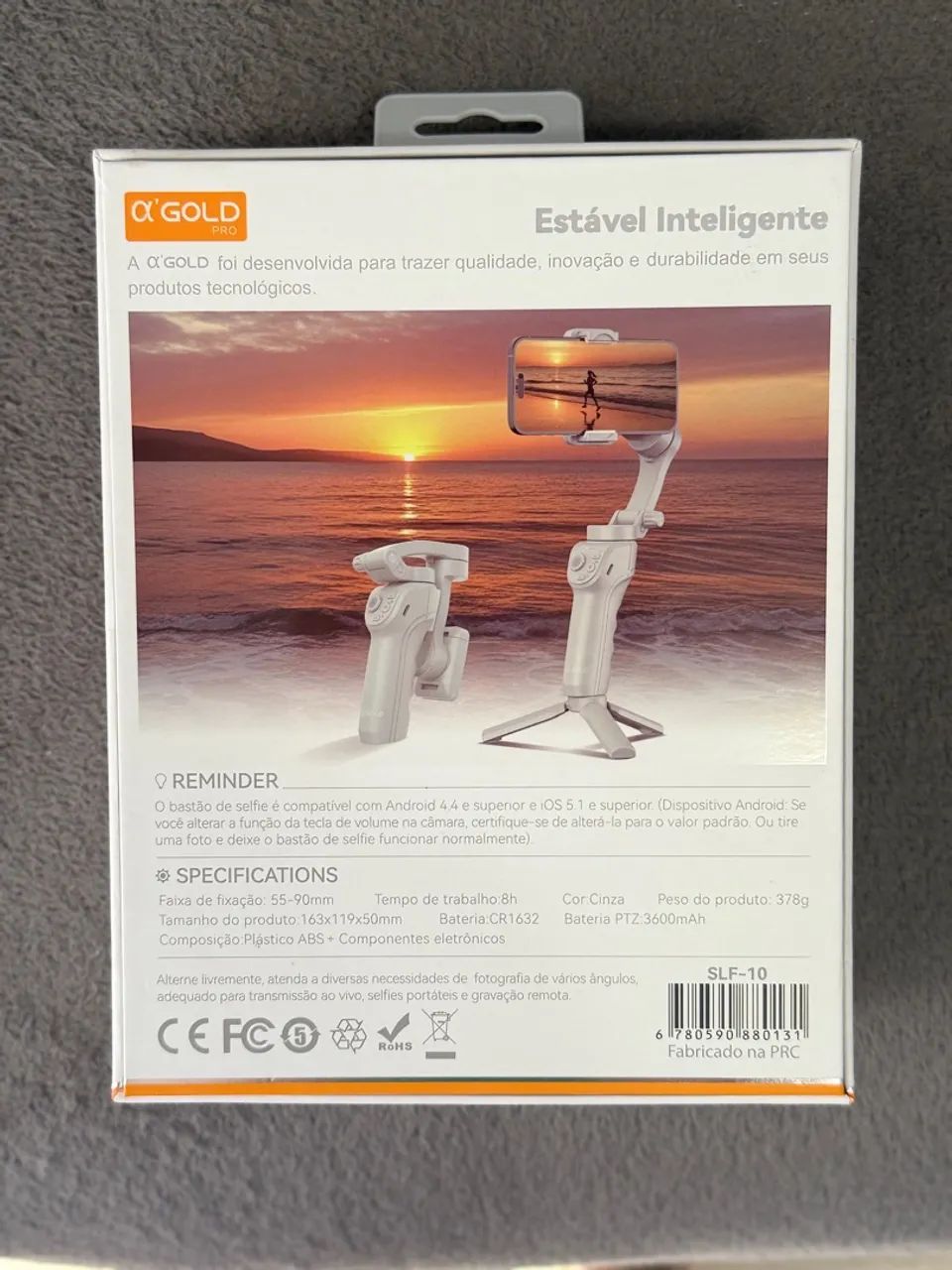 Urgente! Estabilizador Gimbal Alpha Gold Pro SLF-10 - Foto 2