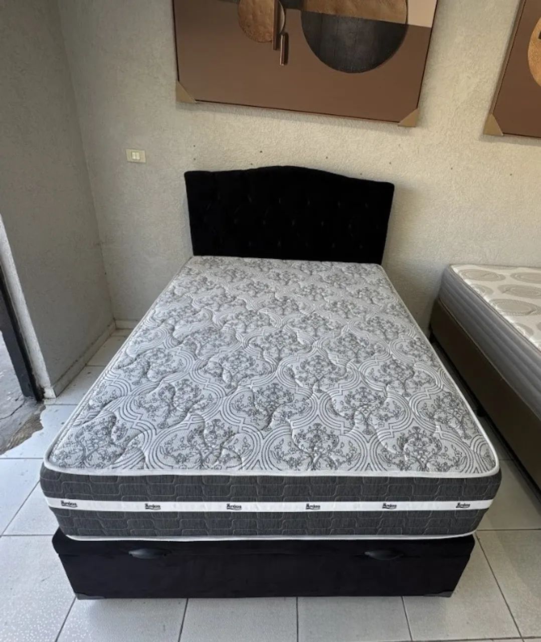 Cama Box Baú Casal + Colchão Molas Ensacadas Denver - Foto 3