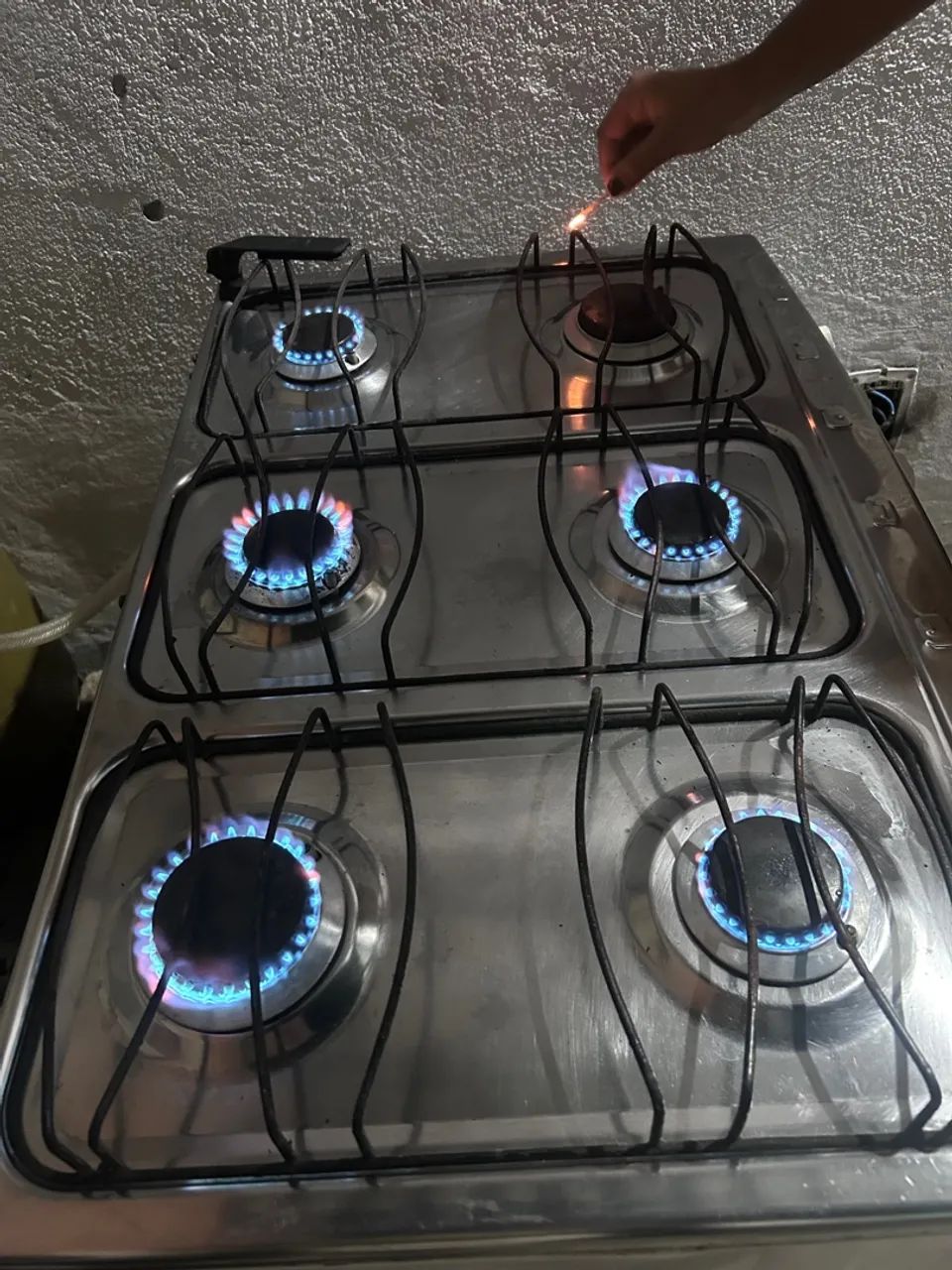 Fogão 6 bocas automático 