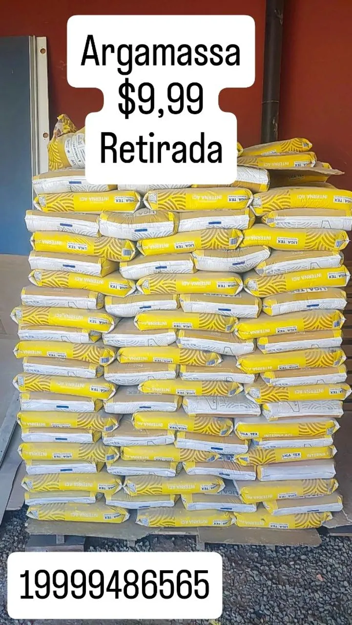 Argamassa interna ac1 para pisos e revestimentos