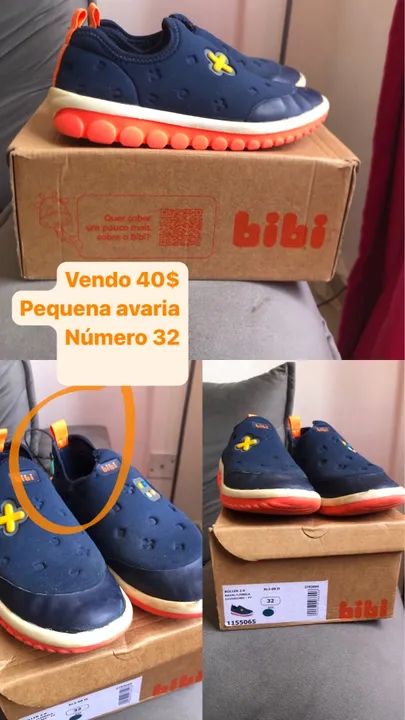 Tênis Bibi Infantil - Número 32