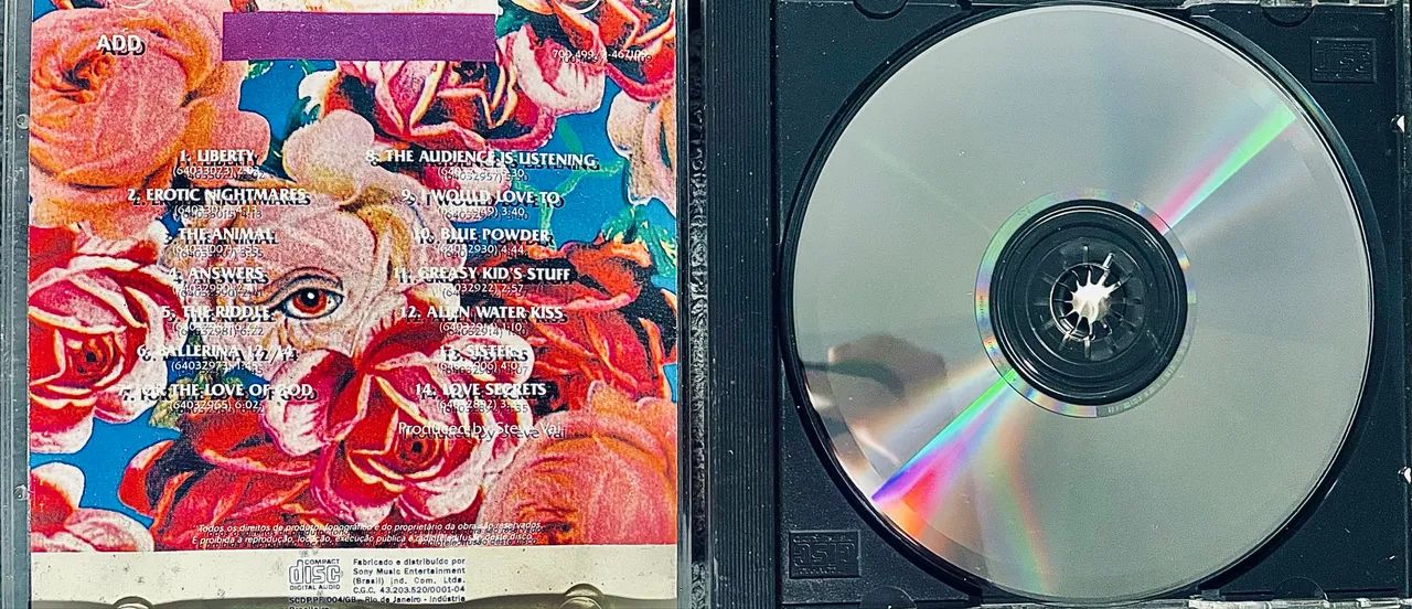 Cd Steve Vai  Passion And Warfare 1990 - Foto 4