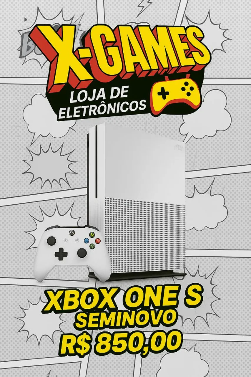 Xbox One S Seminovo - R$ 850,00