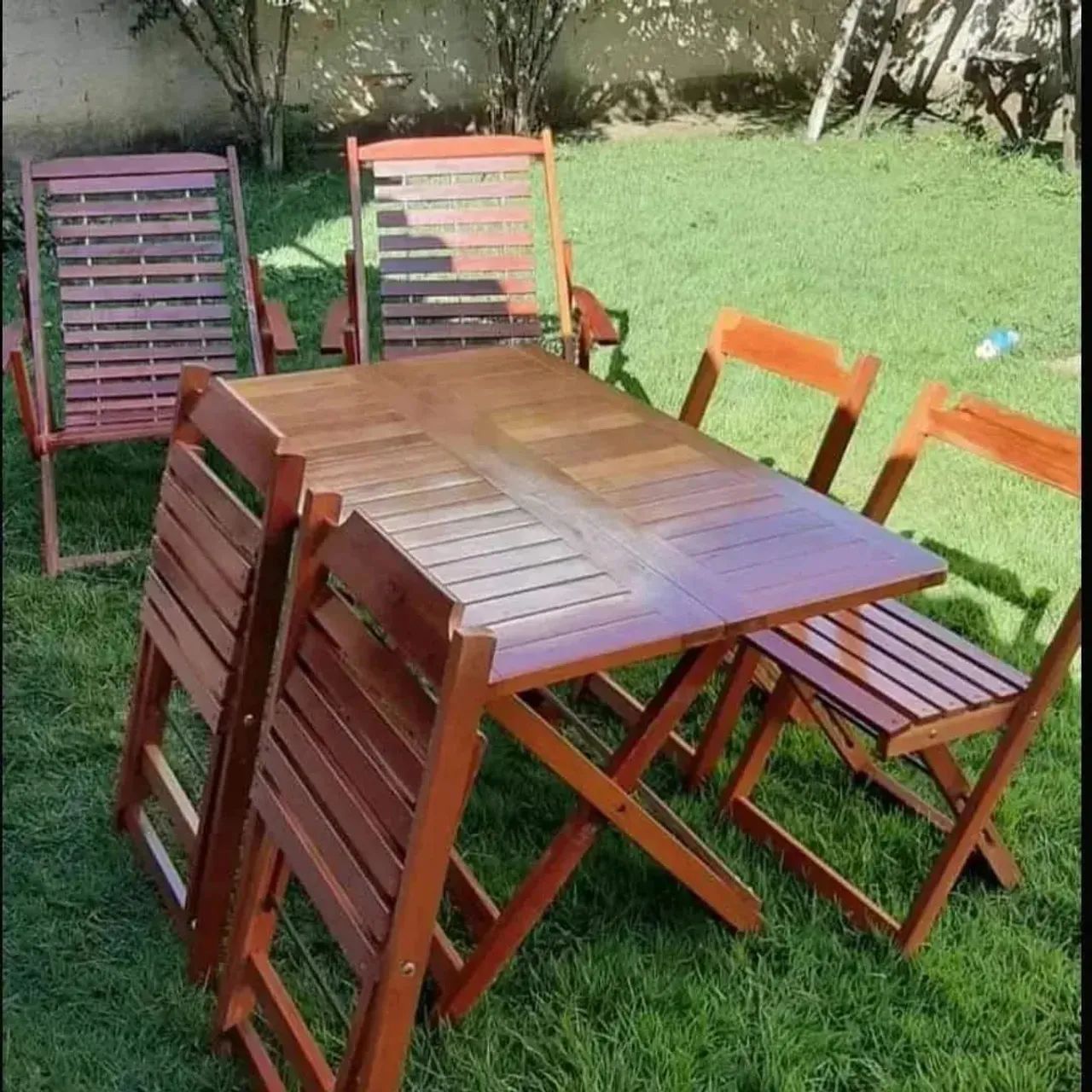 Mesas de Madeira Premium - Ideal para Pesque Pague e Restaurantes - Foto 3