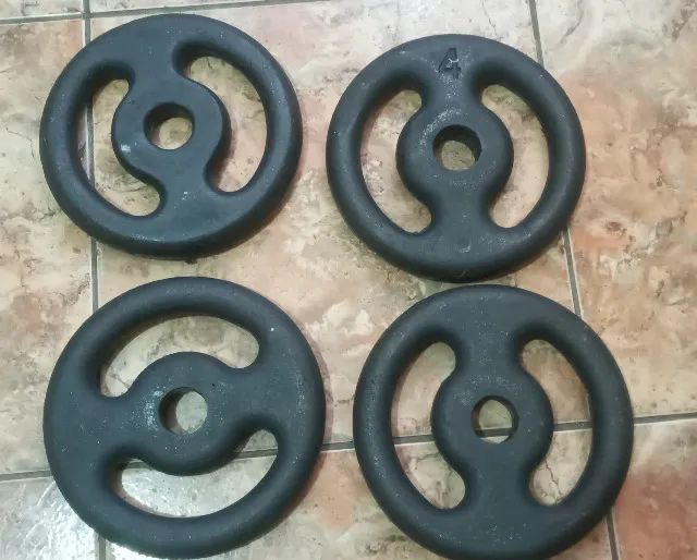 28 kg de anilhas - Foto 4