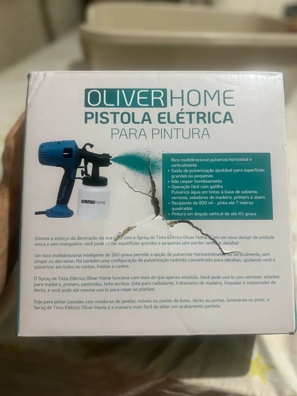 Pistola Elétrica pintura / pulverizador 127v NOVA - Foto 5