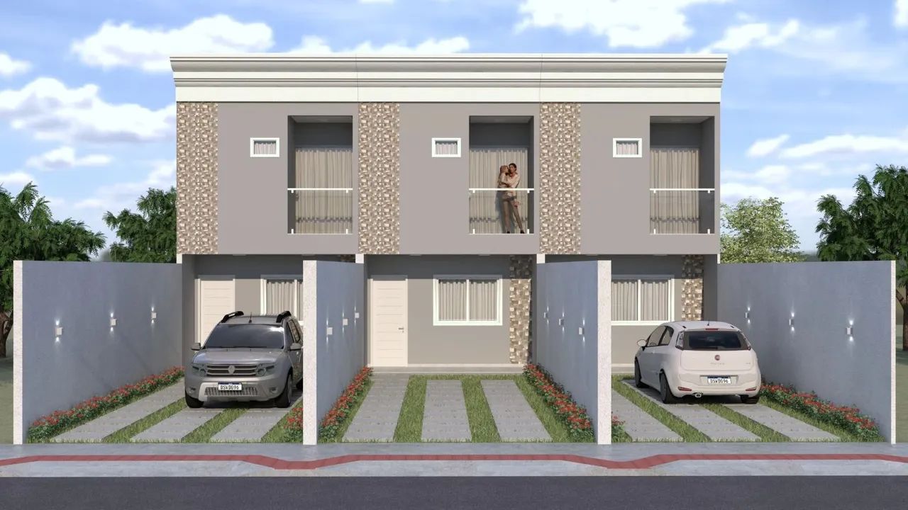 Casas duplex 2 suites e área gourmet  com churrasqueira  e quintal  - Foto 5