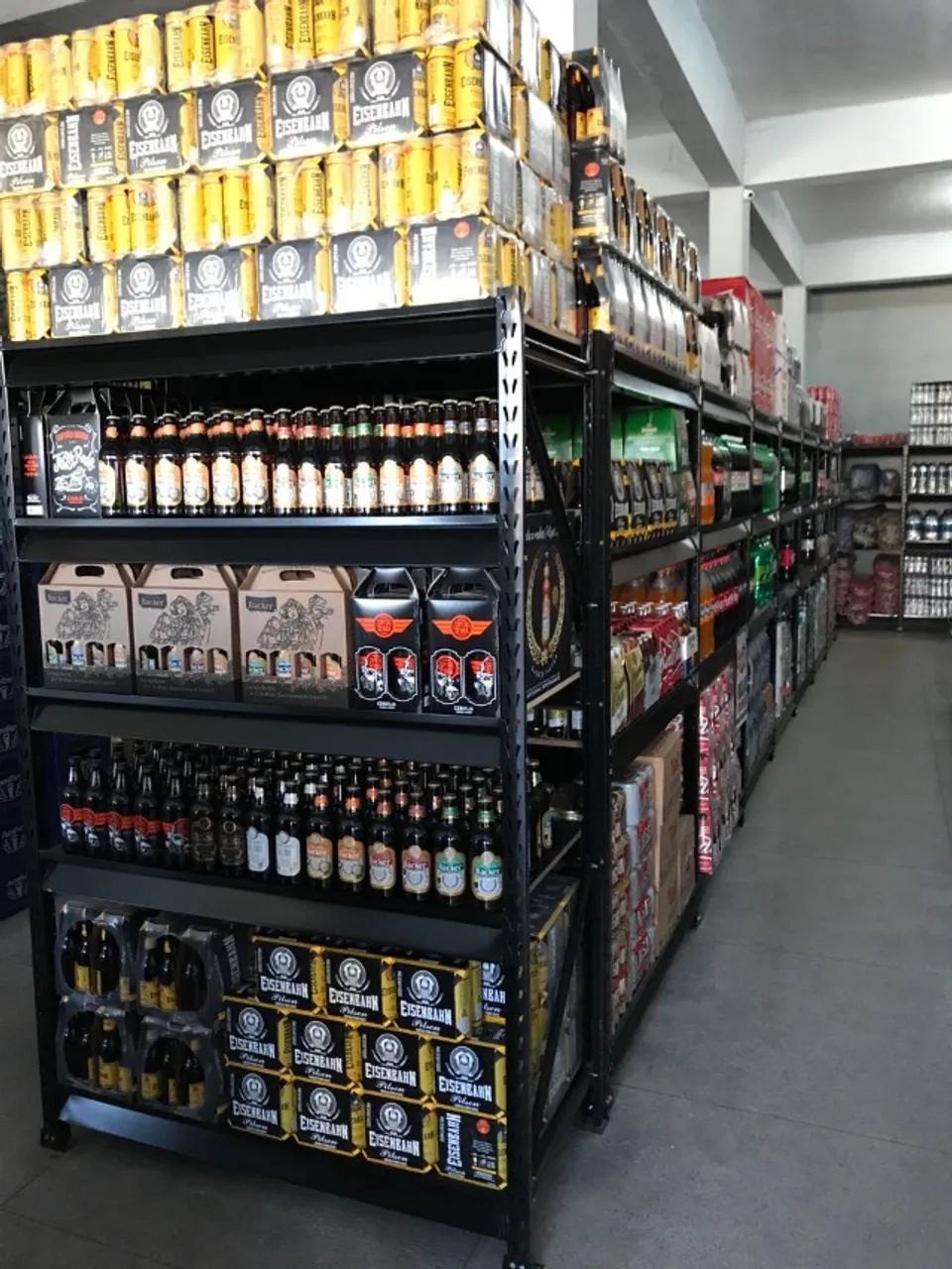 Prateleira Preta Mini Porta Pallet - Foto 3