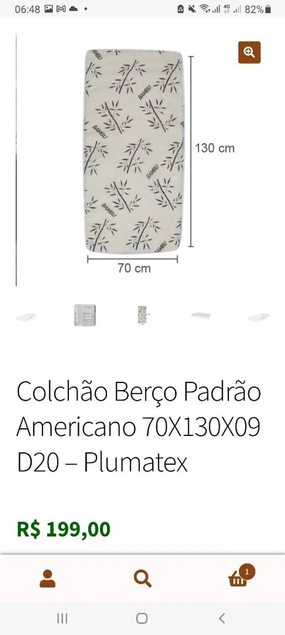 Colchão de berço americano - Foto 2