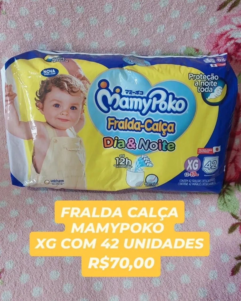 Fralda PomPom Fita XG ou Mamypoko Xg - Foto 2