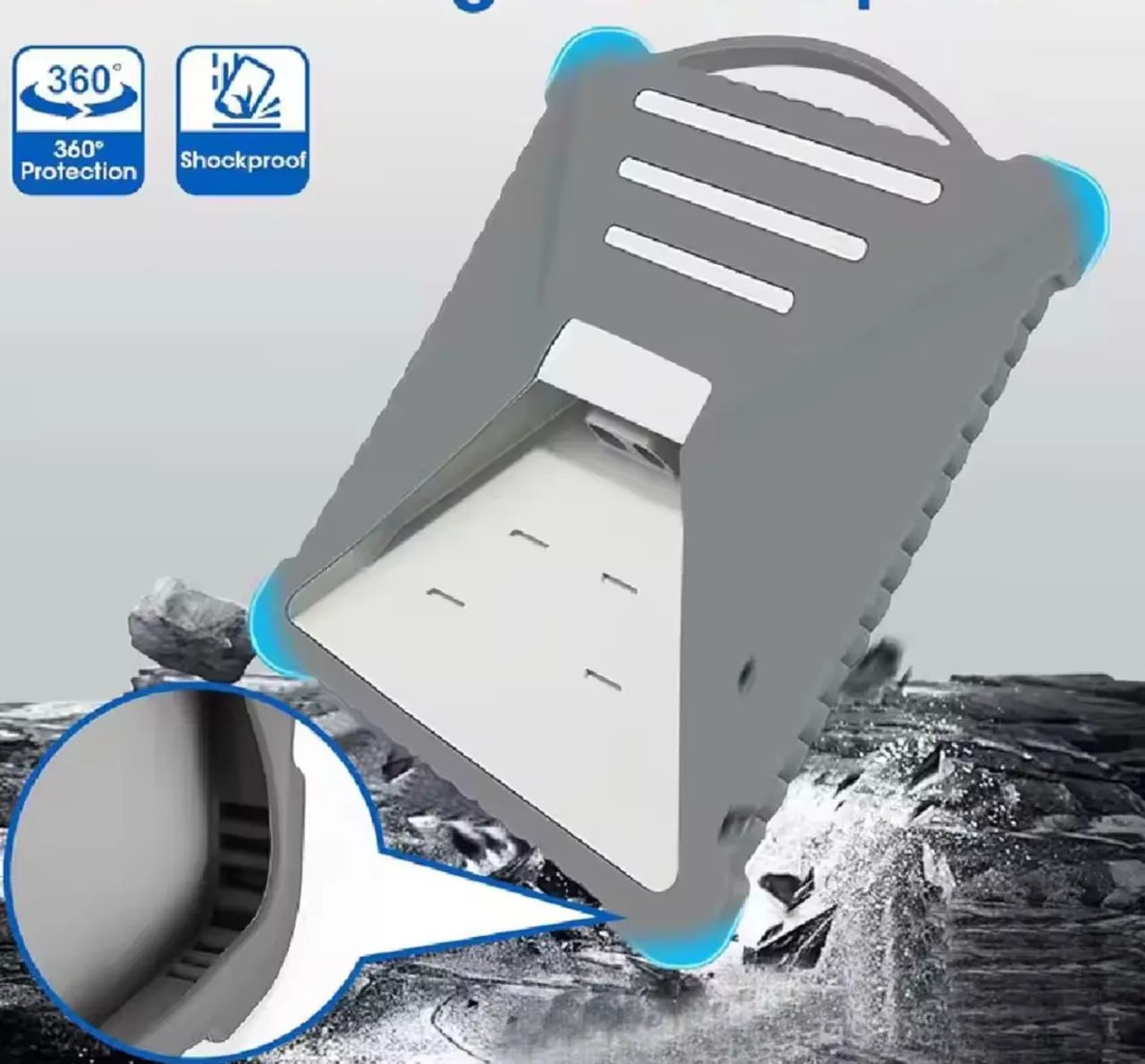 Starlink mini - Capa protetora de silicone impermeável para Starlink Mini - Foto 4