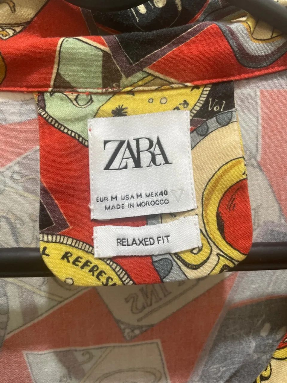 Camisa zara estampada - Foto 4