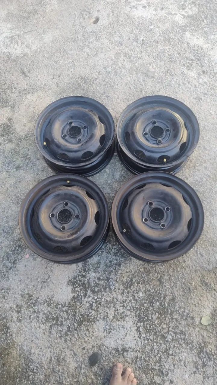 Rodas aro 13 em otimo estado - Foto 4