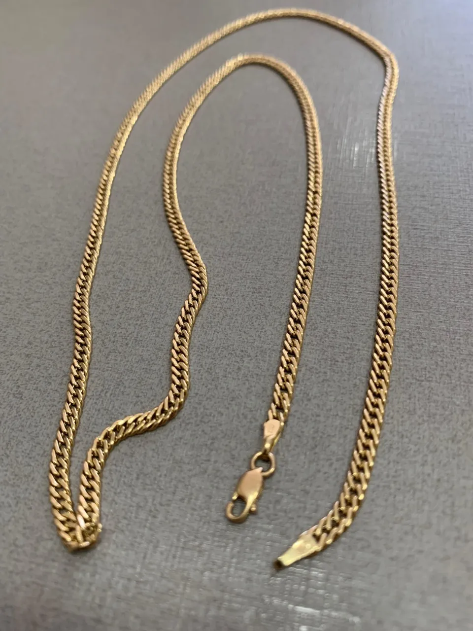 Corrente Groumet Ouro 18K 60cm 5.89g nova com garantia eterna