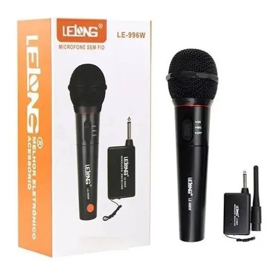 Microfone Sem Fio LeLong LE-996W