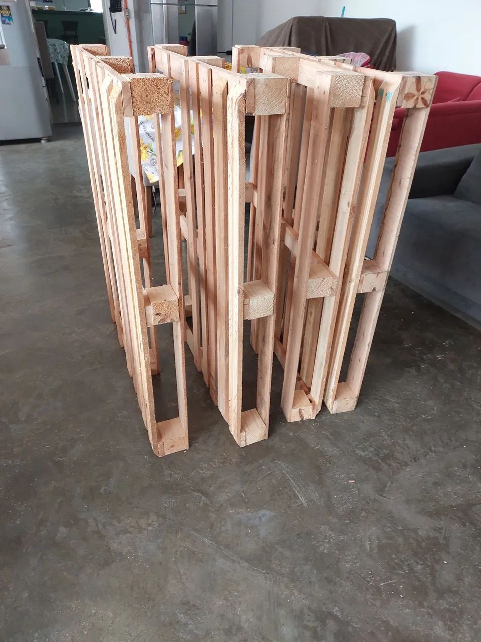 Pallets de madeira para cama de casal - Foto 2