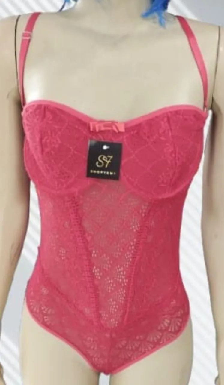 Body Lingerie vermelho - Foto 2