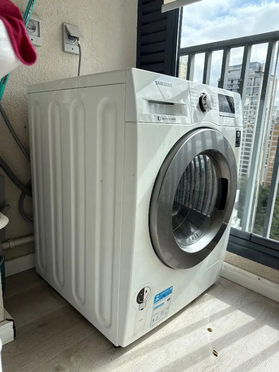Maquina de Lavar Lava e Seca Digital Inverter Samsung Ecobubble WD10M Branca 10.1k - Foto 3