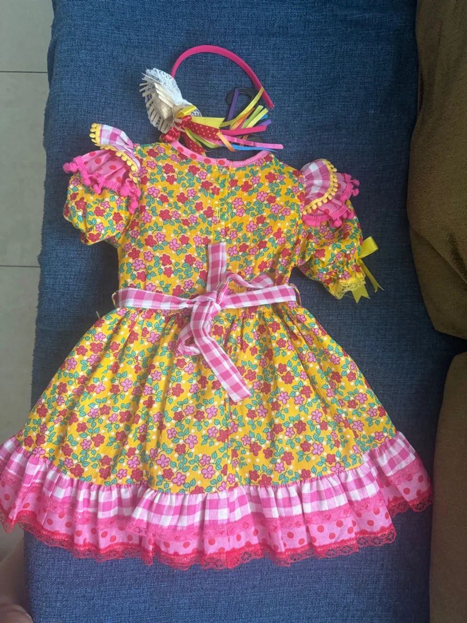 Vestido de Festa Junina Infantil - Foto 2