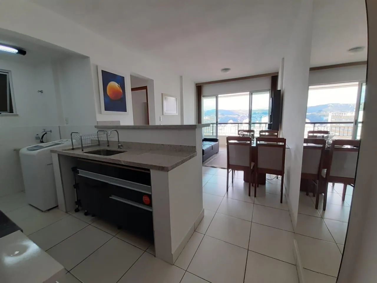 APARTAMENTO 1 QUARTO, SALA COM VARANDA - Foto 3
