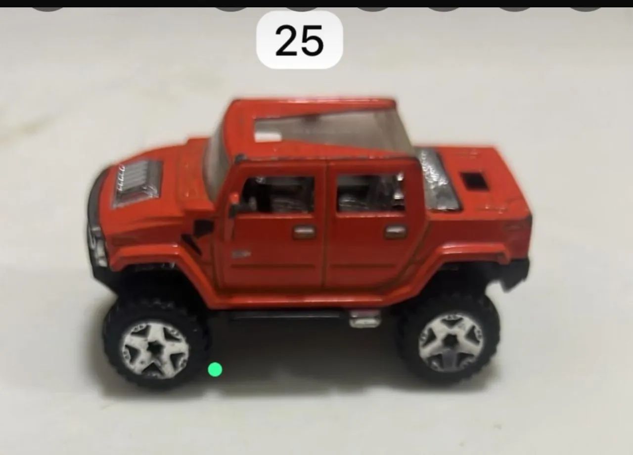 Miniatura Hummer H2 Vermelha