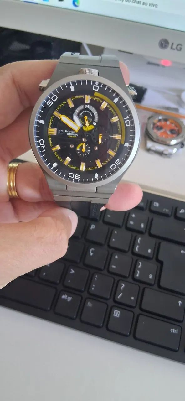 Relógio porche design - trocar pulseira 