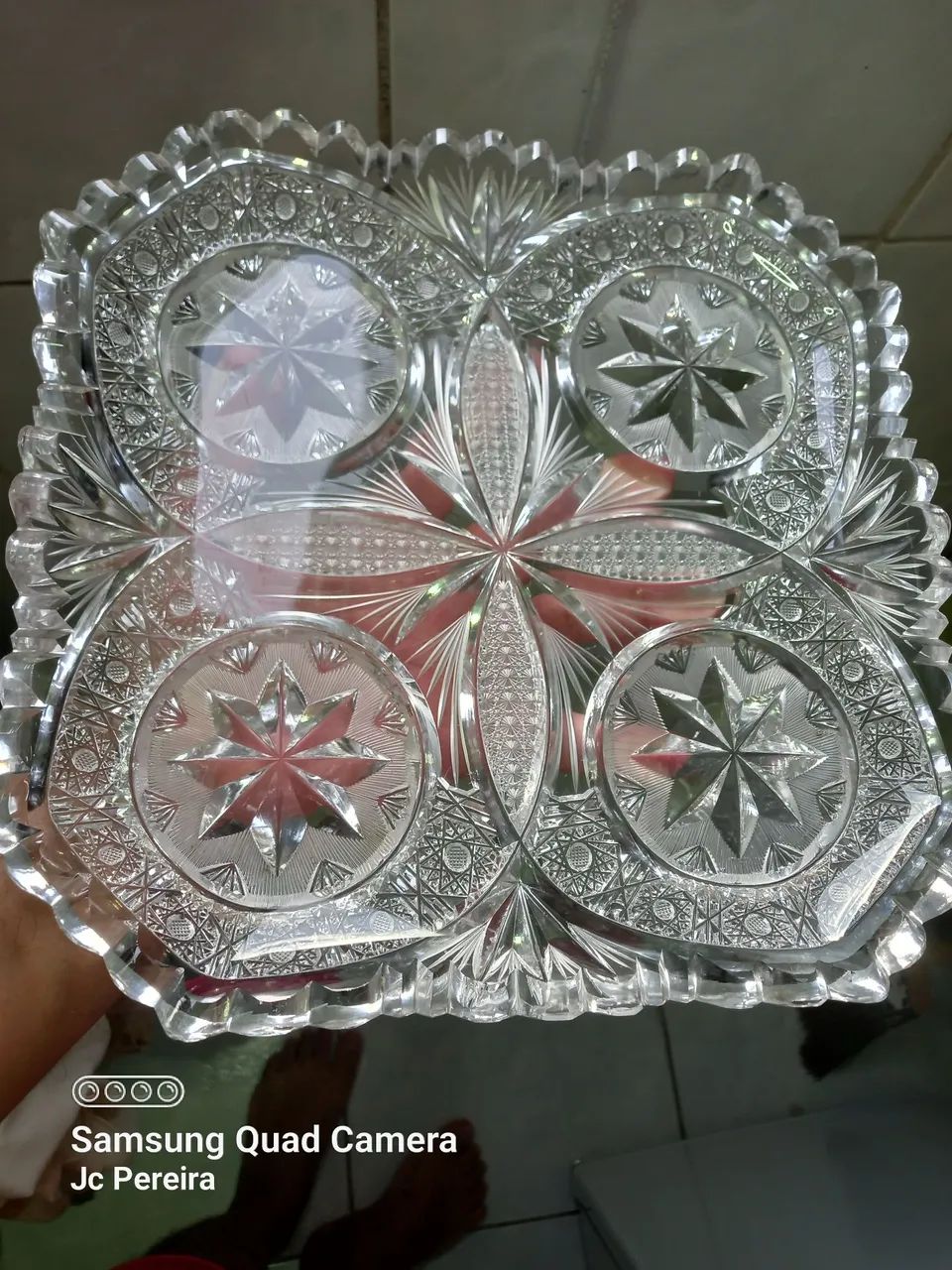 Travessa de Cristal, antigo. - Foto 4