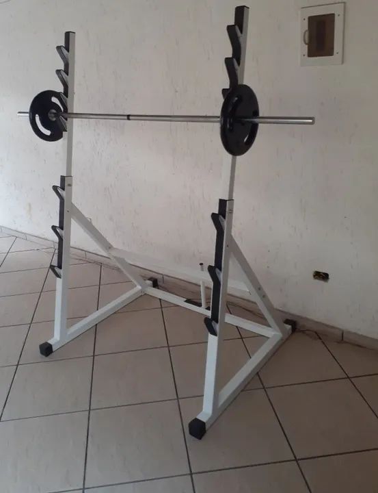 Rack de Supino e Agachamento