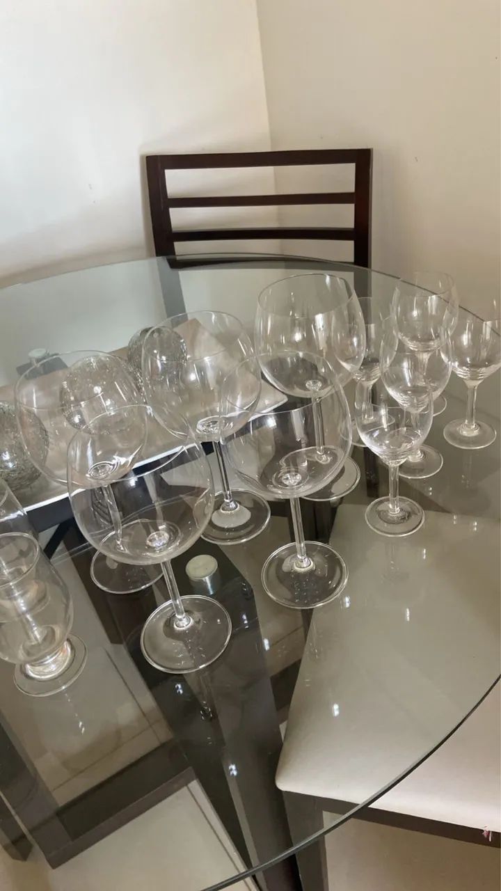 Jogo de Cristal (taças e copos). - Foto 2