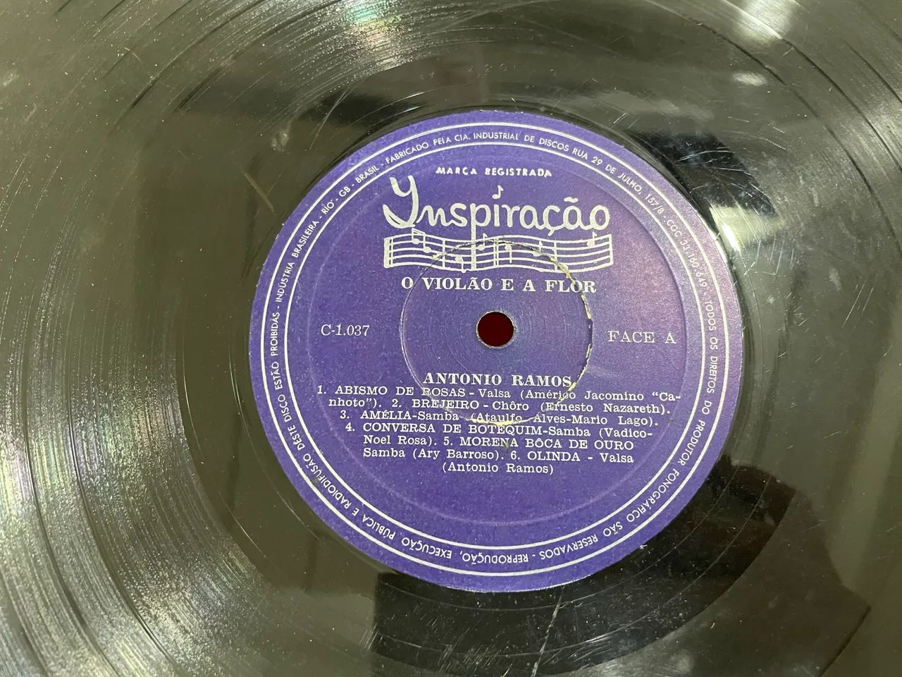 Disco de Vinil Antonio Ramos O Violão e a Flor - Foto 5