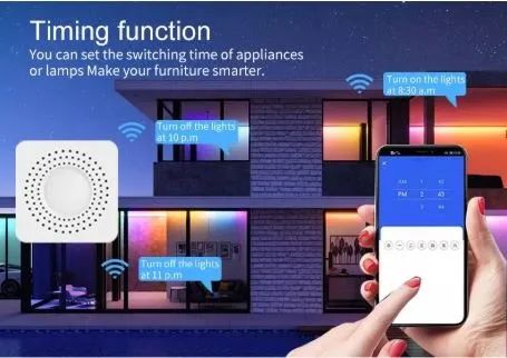 Switch 2 Canais Tuya Wifi Smart Alexa Google Home Automação  Automação Robótica COD-AM621 