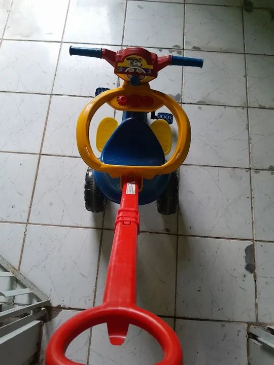 Triciclo infantil motoca azul  - Foto 3