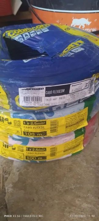 Cabos Flexíveis Sil e cobrecon - Diversas Medidas e Cores  - Foto 2