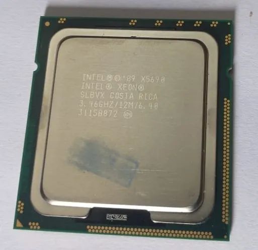Par de processadores Intel Xeon X5690 3,4 GHz 6 núcleos 12 threads CPU 130 W LGA 1366 - Foto 2