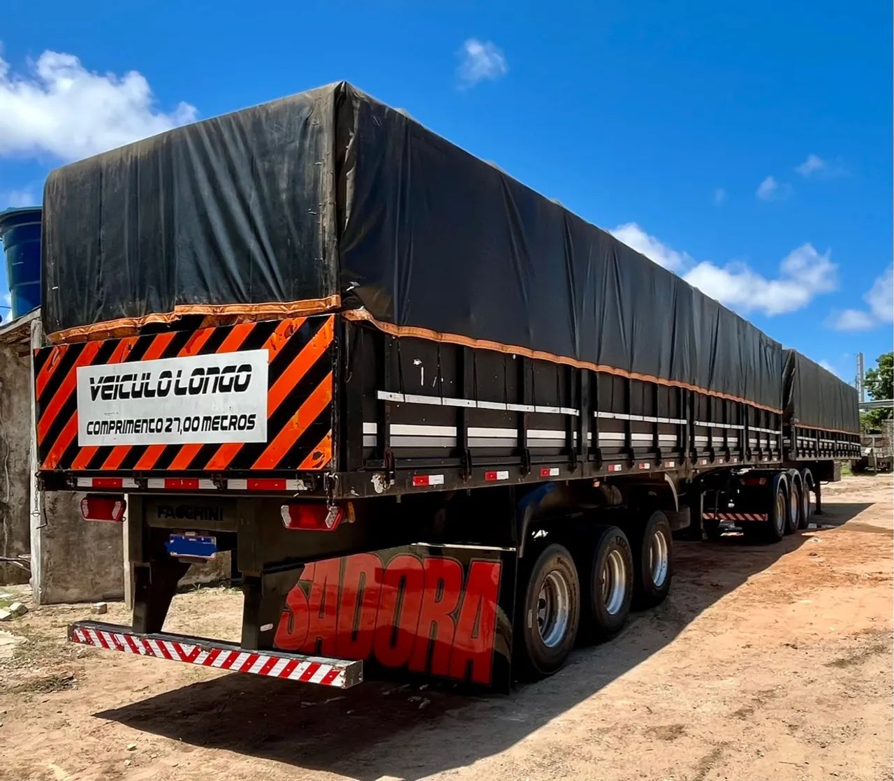 Bitrenzão 9 eixos Facchini 2017 chassis deslizante 